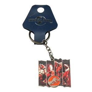 Universal Studios Jurassic World Owen with Dinosaurs Keychain